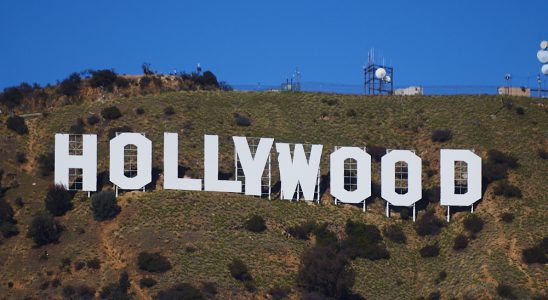 The Hollywood Sign in Los Angeles, California on February 12, 2021.