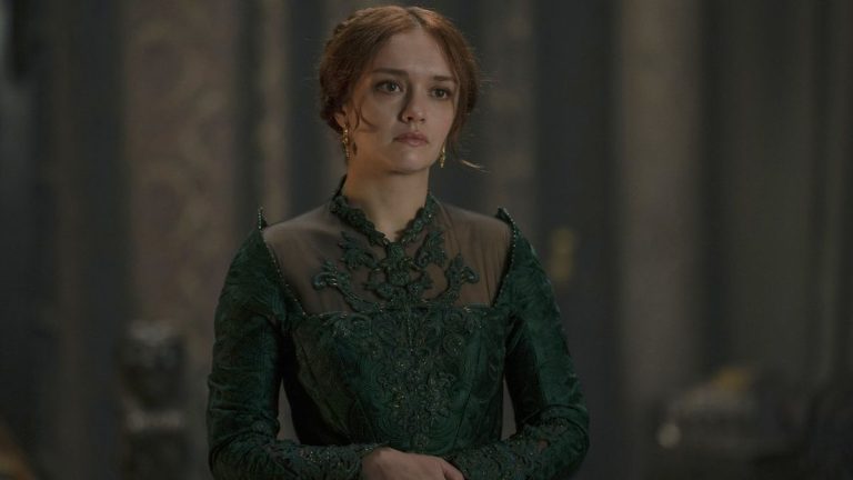 Olivia Cooke as Alicent Hightower on House of the Dragon.