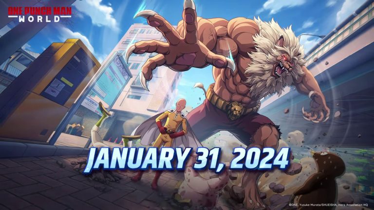 One Punch Man : World sort le 31 janvier 2024    
