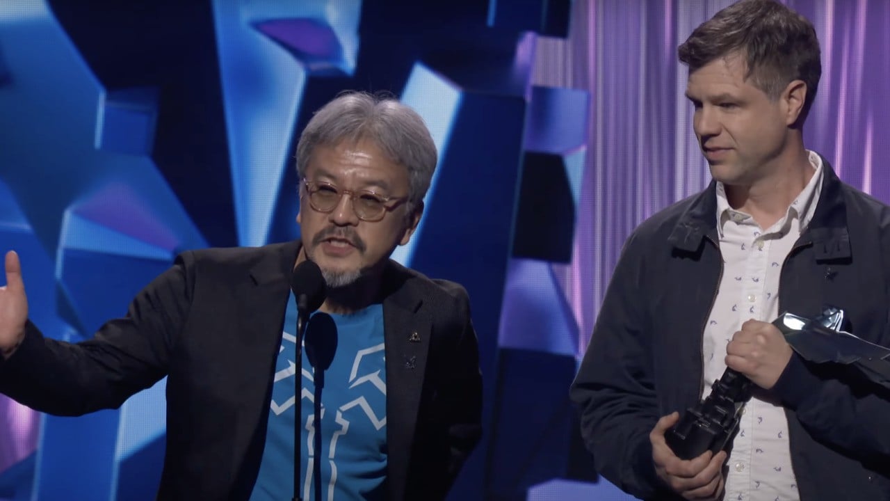 Random : les Game Awards ont exhorté Eiji Aonuma à « conclure » son discours d'acceptation de Zelda
