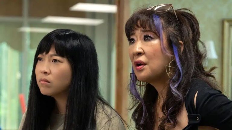 Sandra Oh and Awkwafina in Quiz Lady