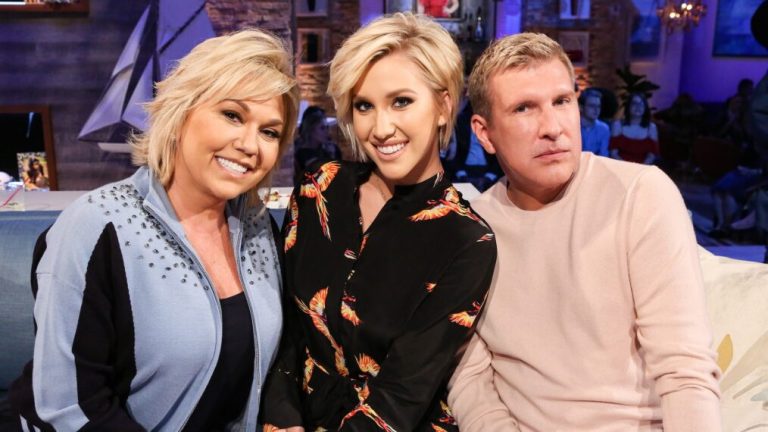 Julie, Savannah, and Todd Chrisley