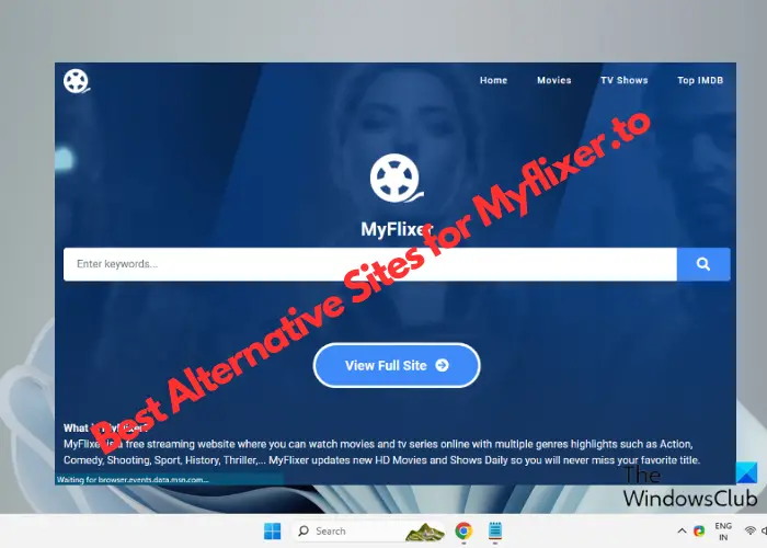 Sites similaires à myflixer.to pour regarder des films et des émissions