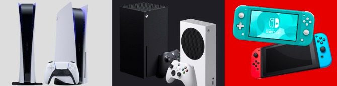 Tableaux comparatifs des ventes mondiales PS5 vs Xbox Series X|S vs Switch 2023 jusqu'en novembre