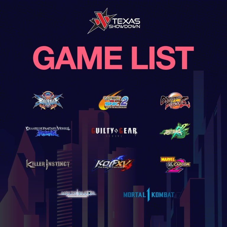 Texas Showdown 2024 : une énorme liste de jeux et un tournoi annoncés