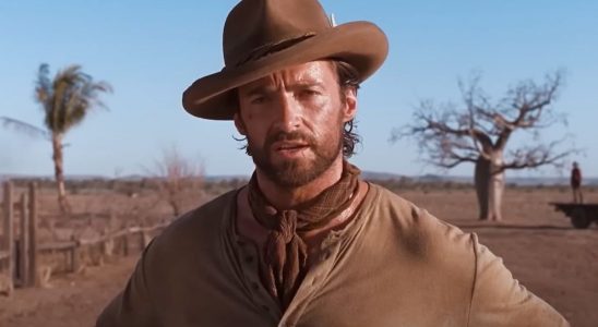 Hugh Jackman in a cowboy hat from Australia/Faraway Downs