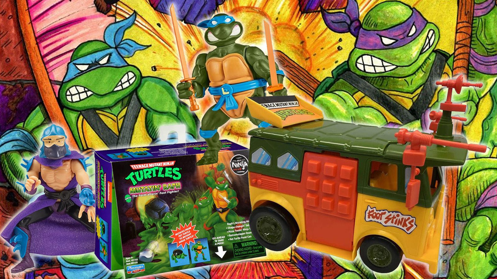 Trucs cool : saviez-vous que les jouets classiques Teenage Mutant Ninja Turtles de Playmates sont de retour ?
