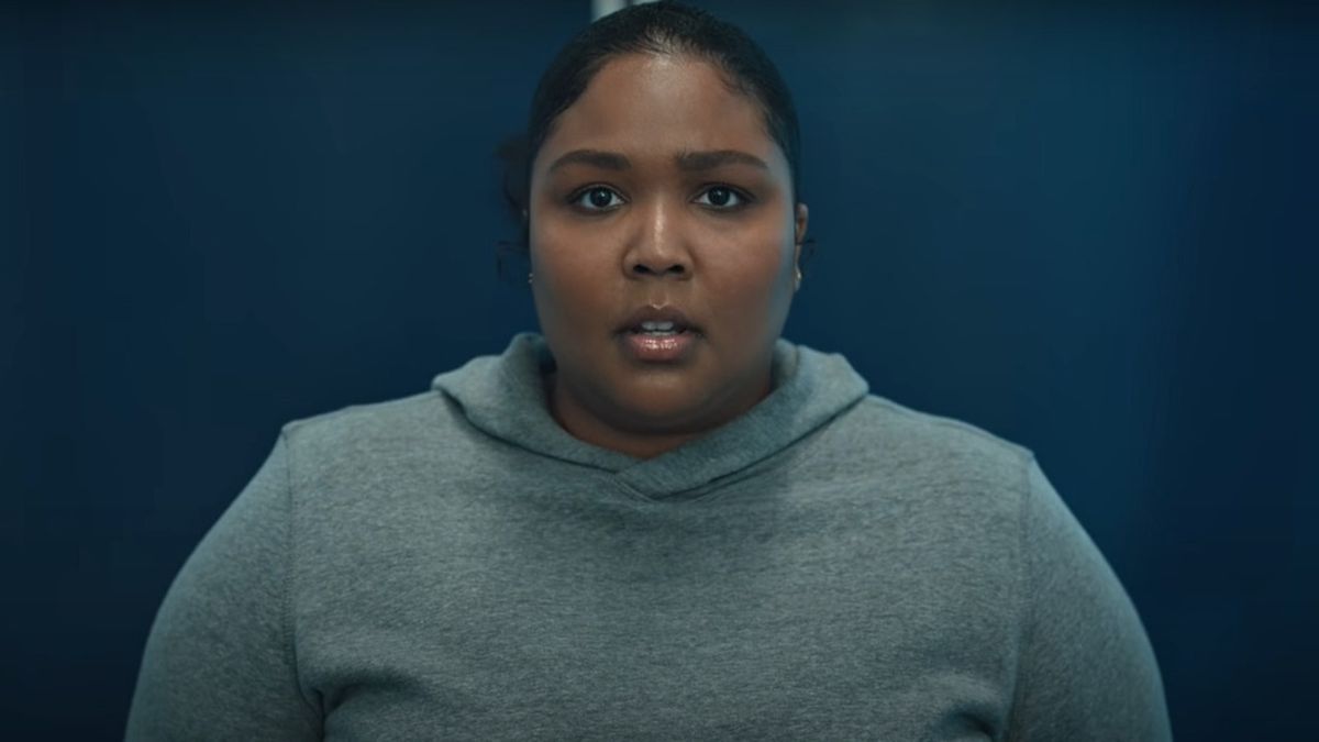 screenshot of Lizzo from About Damn Time music video