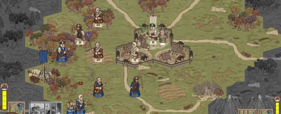 Un curieux petit jeu de stratégie médiéval au tour par tour Rising Lords se prépare pour une sortie en janvier