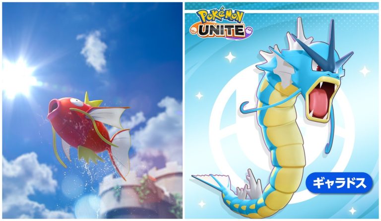 Pokemon Unite révèle Magikarp et Léviator
