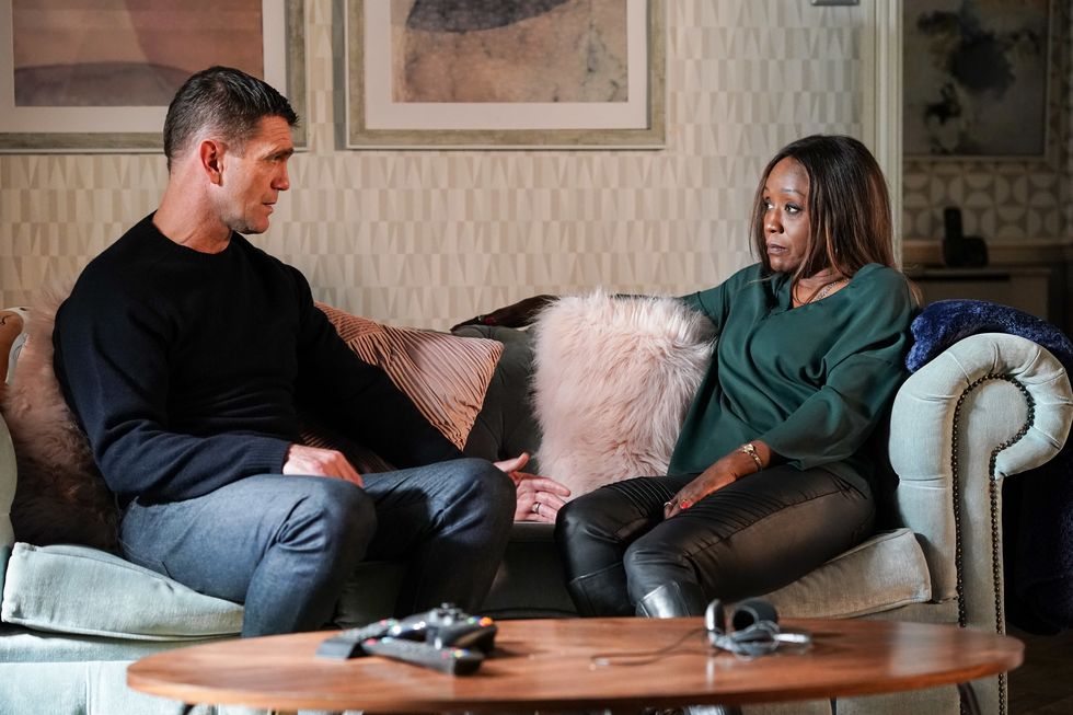 Jack Branning et Denise Fox à Eastenders