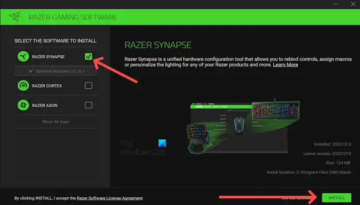 Télécharger Razer Synapse 3