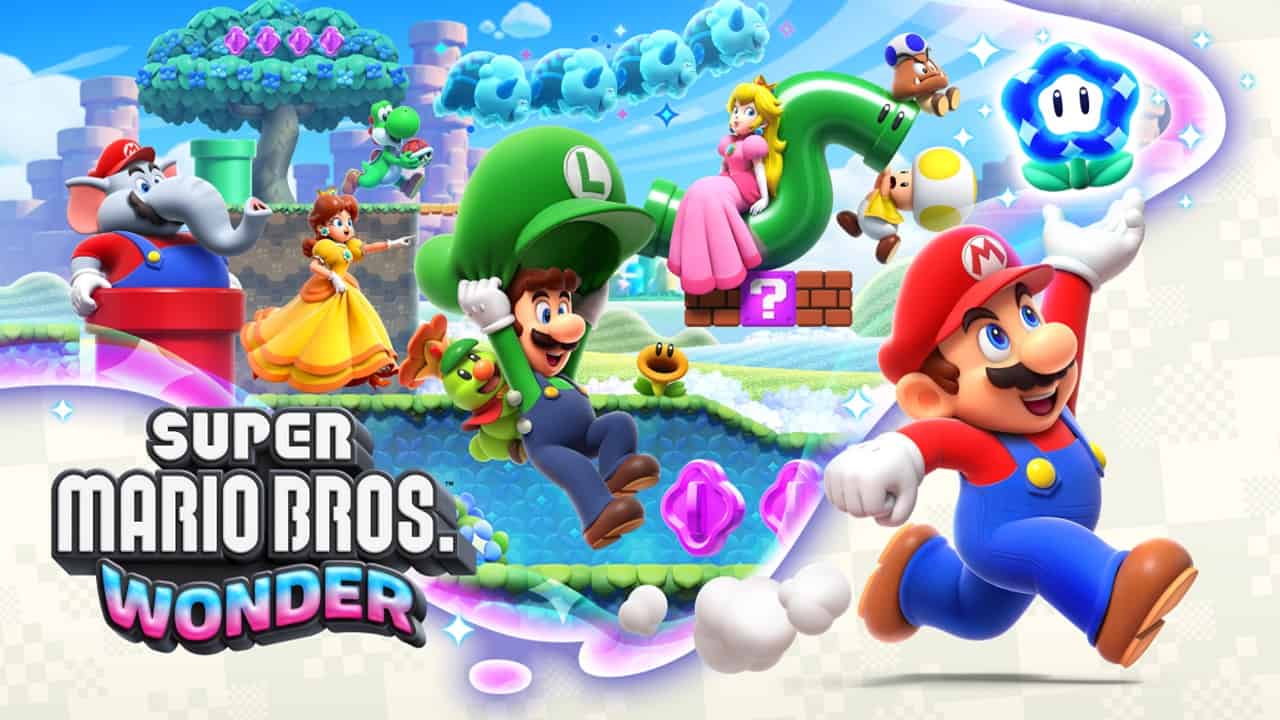 VideoGamer GOTY 2023 - Couverture de Super Mario Bros. Wonder.  Image via Nintendo.