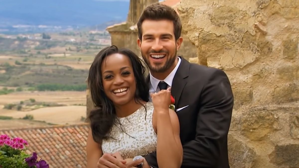 Rachel Lindsay and Bryan Abasolo on The Bachelorette.