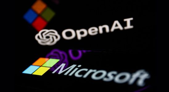 Microsoft and OpenAI logos