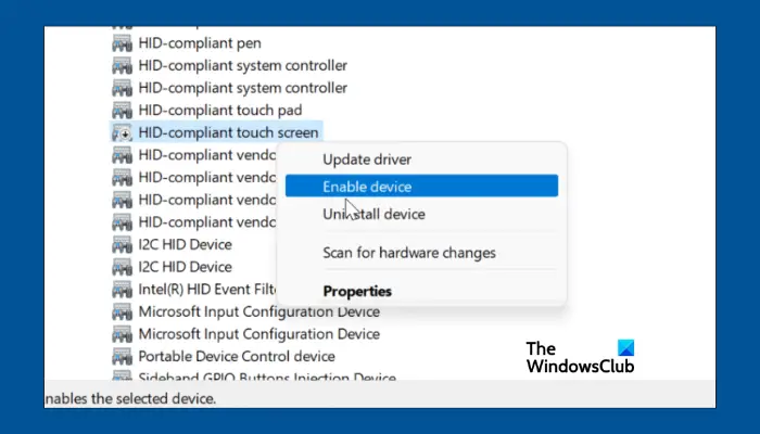 L'écran tactile cesse de fonctionner en mode tablette sous Windows