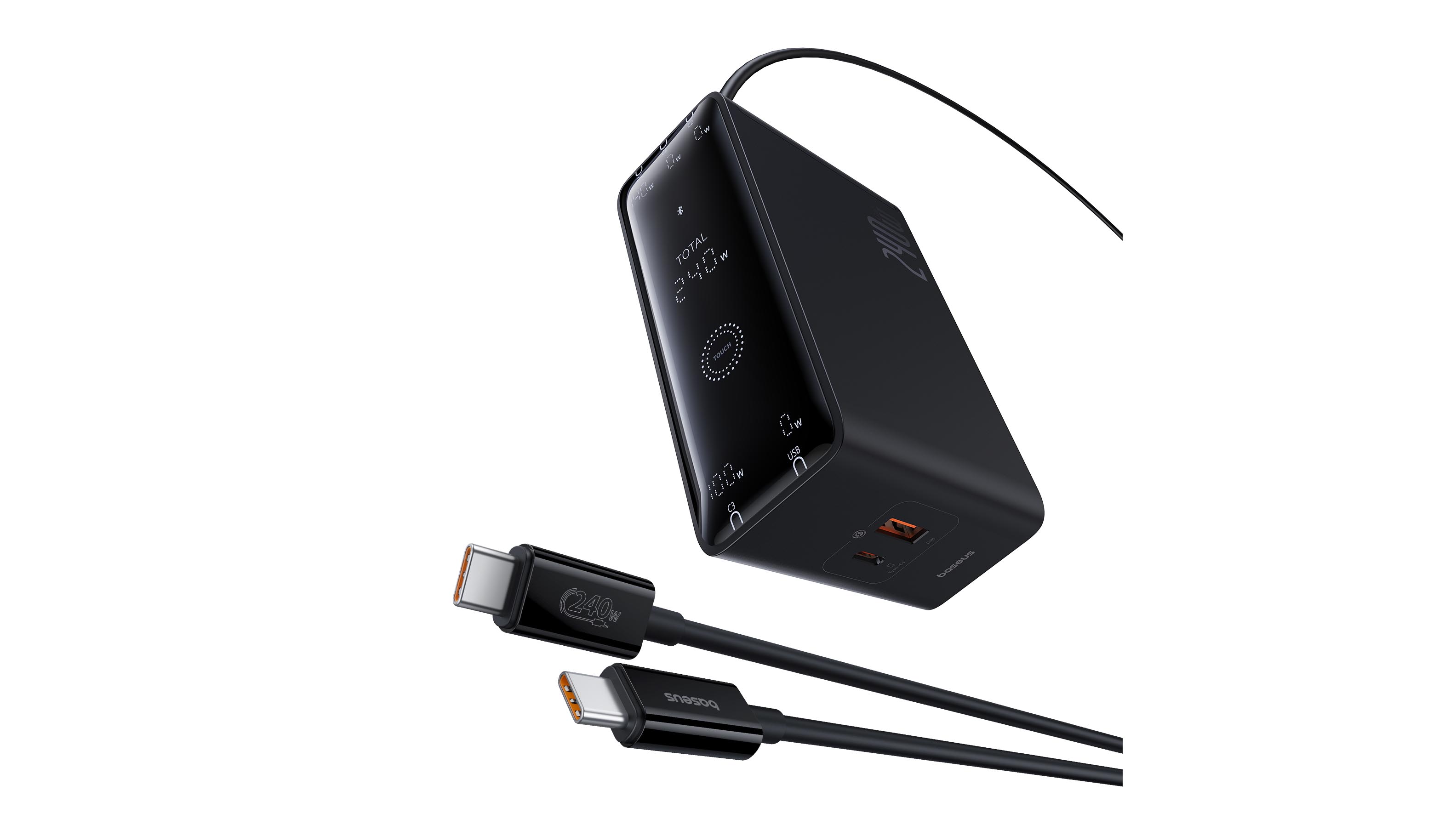 une photo du chargeur rapide Baseus GaN5 Pro Desktop 240W