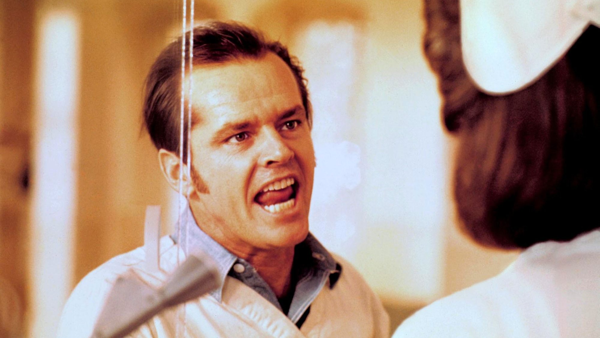 Jack Nicholson dans Vol au-dessus d'un nid de coucou