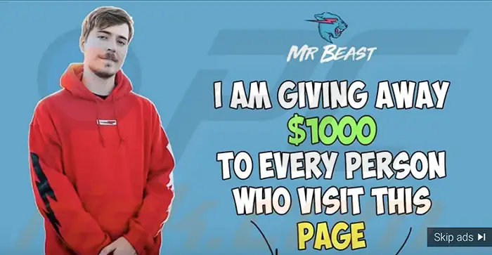 mrbeast faux cadeau 1