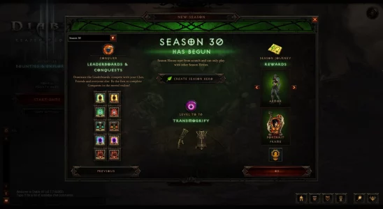 Diablo 3 Season 30