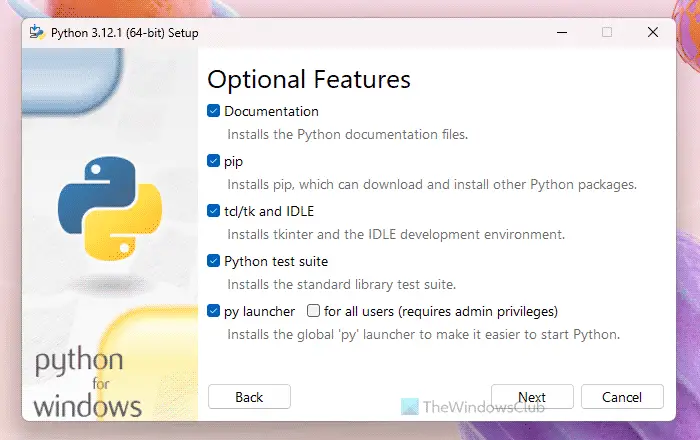 Comment installer Python sous Windows 11/10