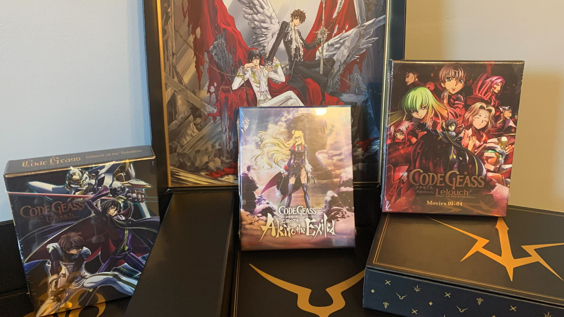 L'édition collector de Code Geass, ouverte et mise en page