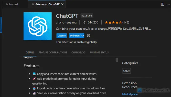 Meilleures extensions ChatGPT pour VS Code