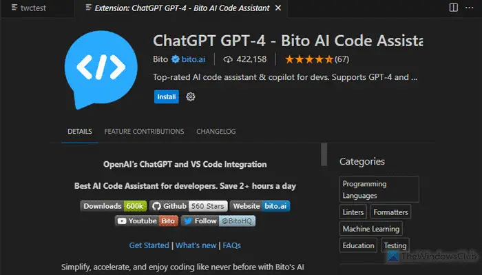 Meilleures extensions ChatGPT pour VS Code