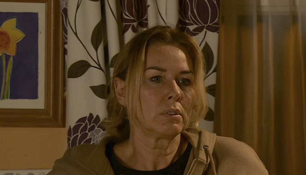 Claire Sweeney dans le rôle de Cassie Plummer dans Coronation Street