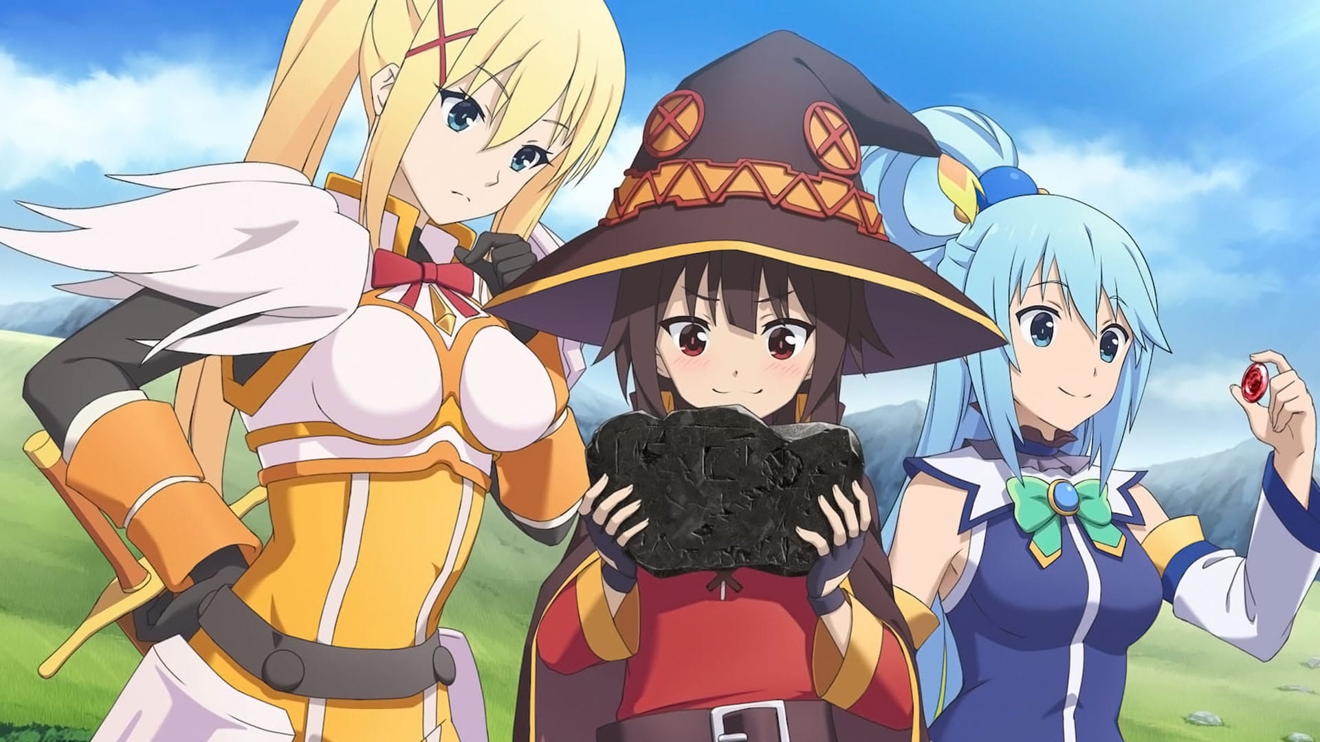 Konosuba Visual Novel obtient une date de sortie et un DLC inévitable en maillot de bain
