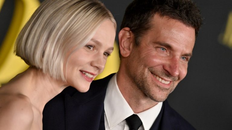 LOS ANGELES, CALIFORNIA - DECEMBER 12: Carey Mulligan and Bradley Cooper attend Netflix's "Maestro" Los Angeles Photo Call at Academy Museum of Motion Pictures on December 12, 2023 in Los Angeles, California. (Photo by Axelle/Bauer-Griffin/FilmMagic)