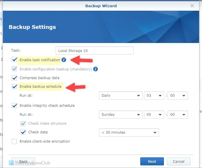 Comment sauvegarder le Synology NAS sur un disque dur externe