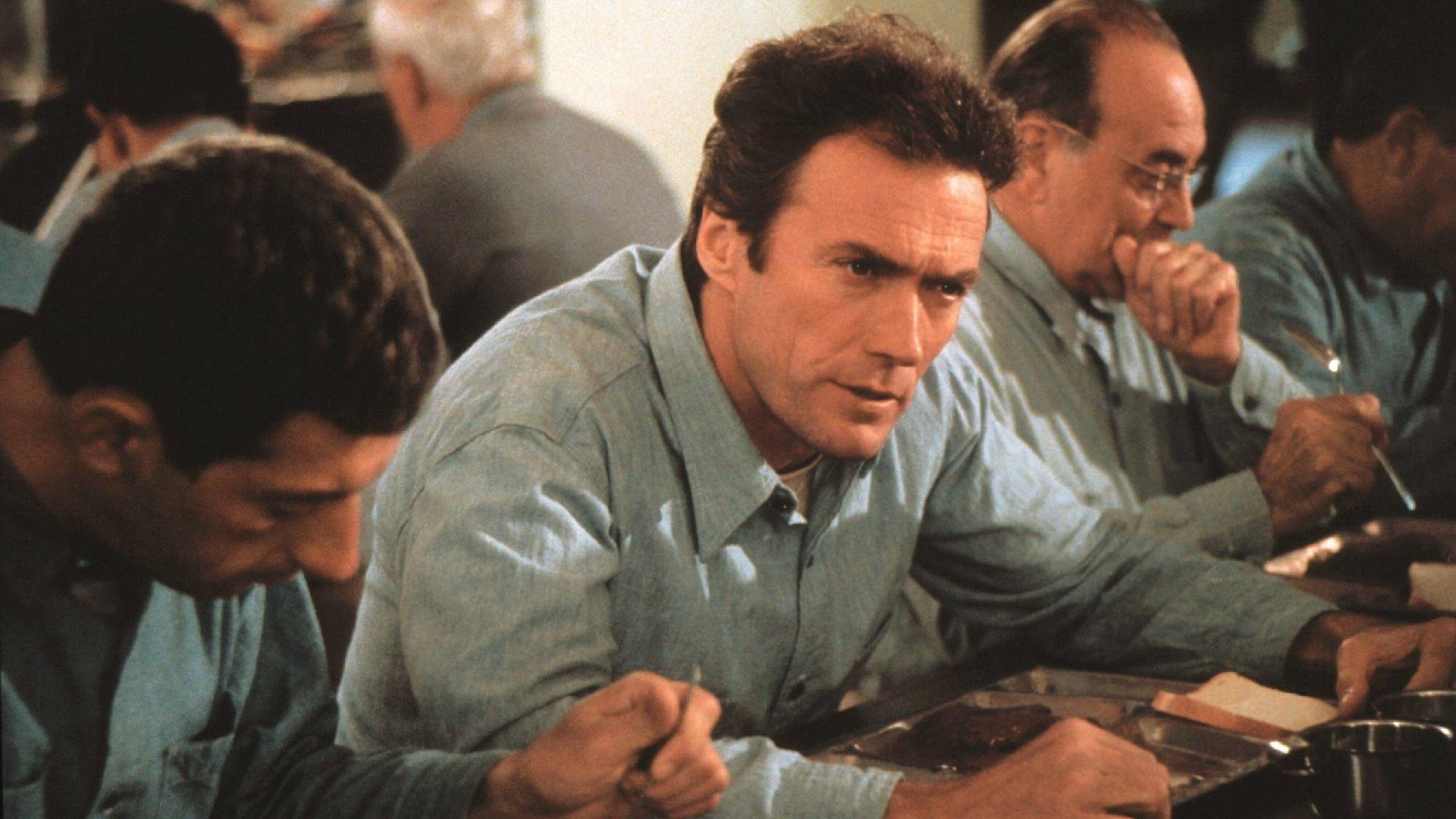 Clint Eastwood dans le rôle de Frank Morris dans Escape from Alcatraz