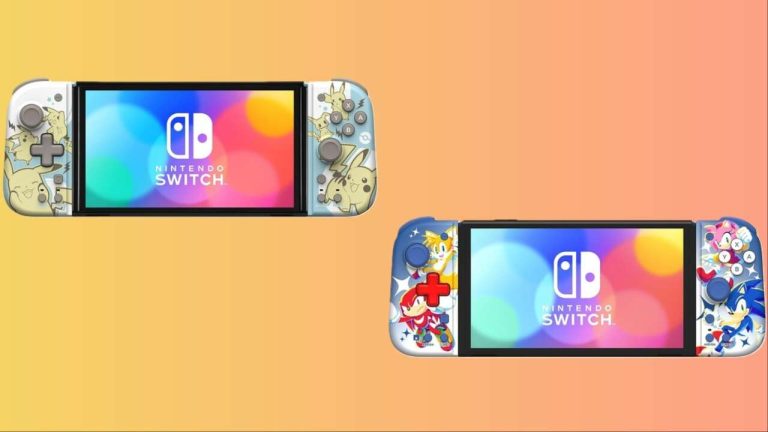 Les manettes portables Sonic et Pikachu Nintendo Switch bénéficient de réductions rares
