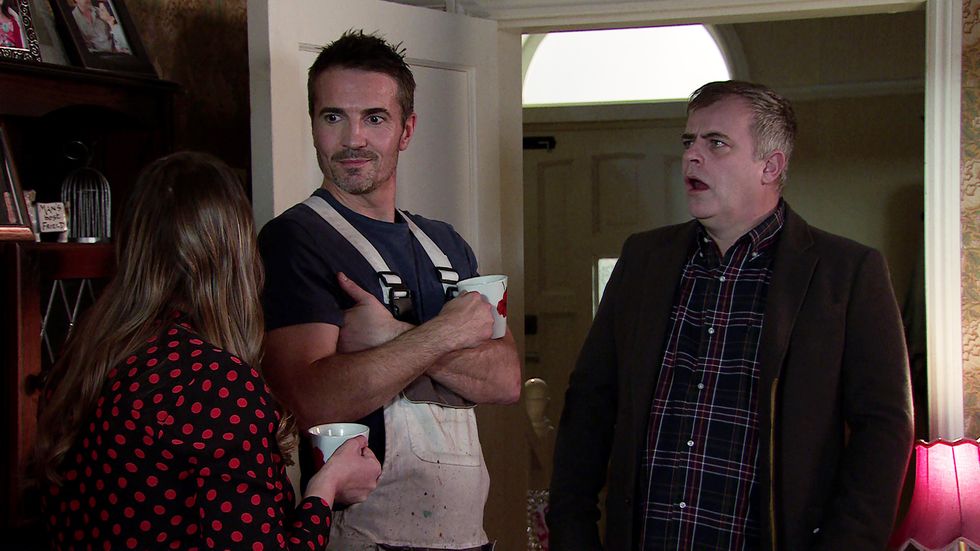 tracy barlow, tommy orpington, steve mcdonald, rue du couronnement