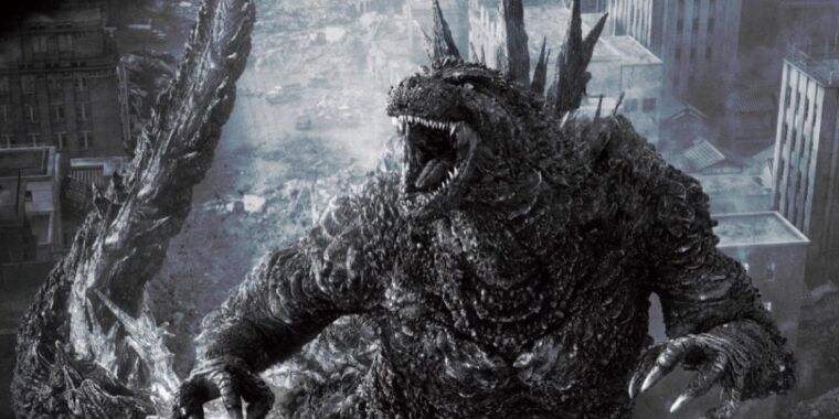 Regardez Godzilla Minus One en noir et blanc éblouissant lors d’une diffusion limitée aux États-Unis