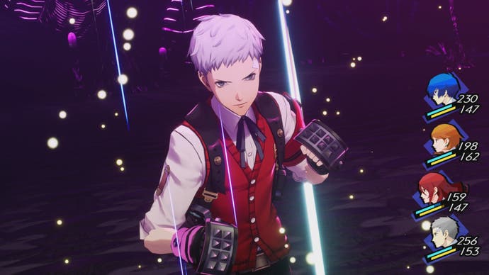 Image de Persona 3 Reload montrant Akihiko Sanada en combat.