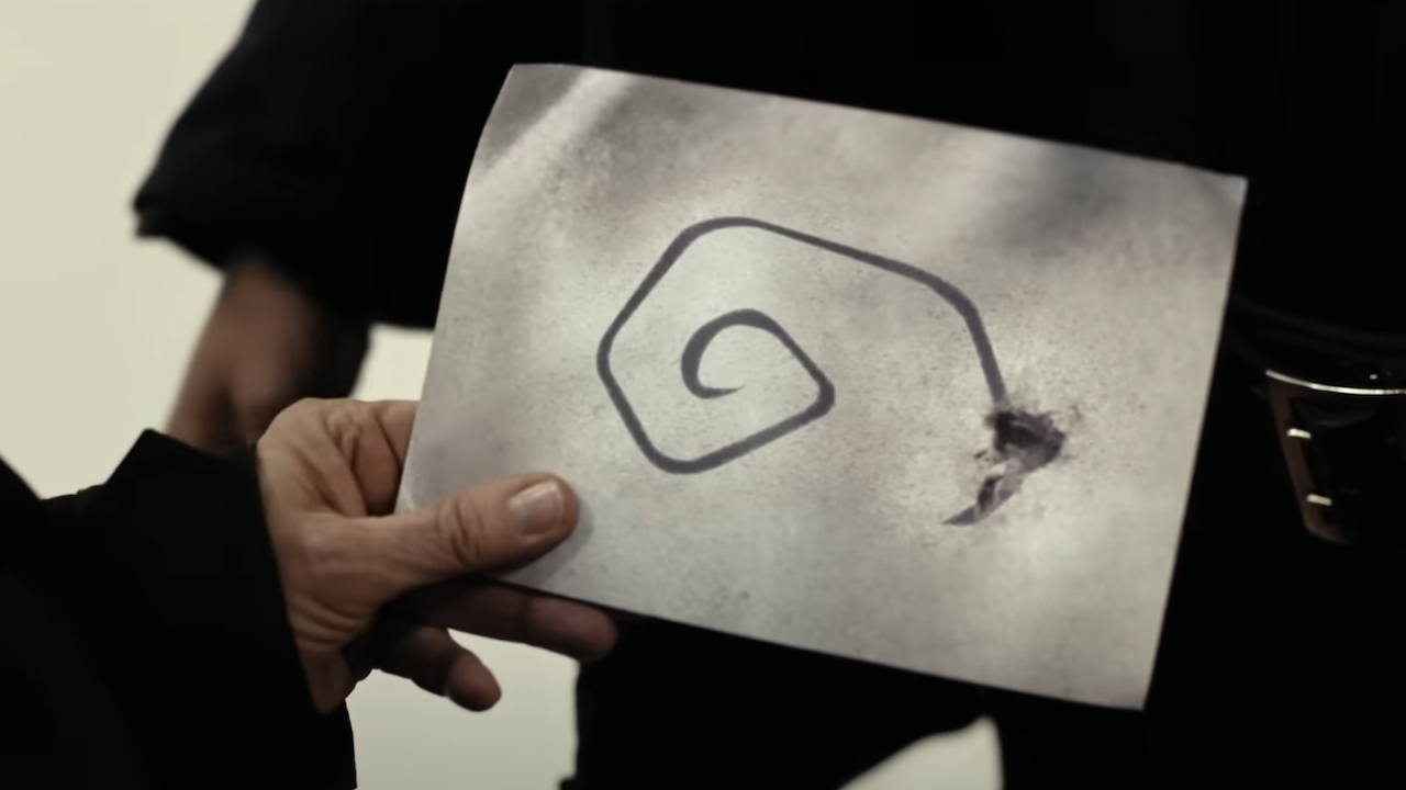 Dessin de la spirale dans True Detective: Night Country