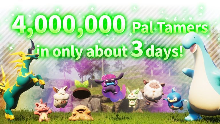 Les ventes de Palworld Early Access dépassent les quatre millions en trois jours environ    
