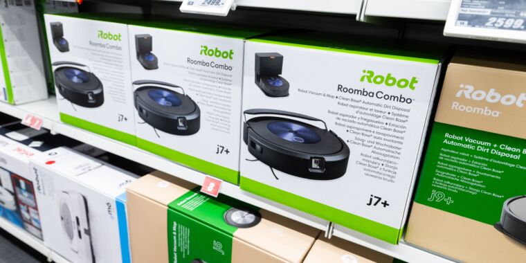 L’achat par Amazon du fabricant de Roomba iRobot sera probablement bloqué par l’UE