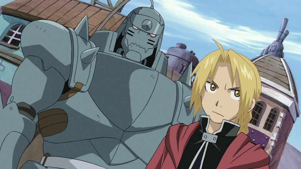 Alphone Elric et son frère Edward, le « Fullmetal Alchemist ».