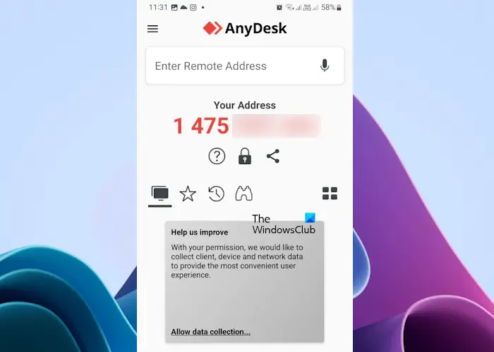 AyDesk pour téléphone