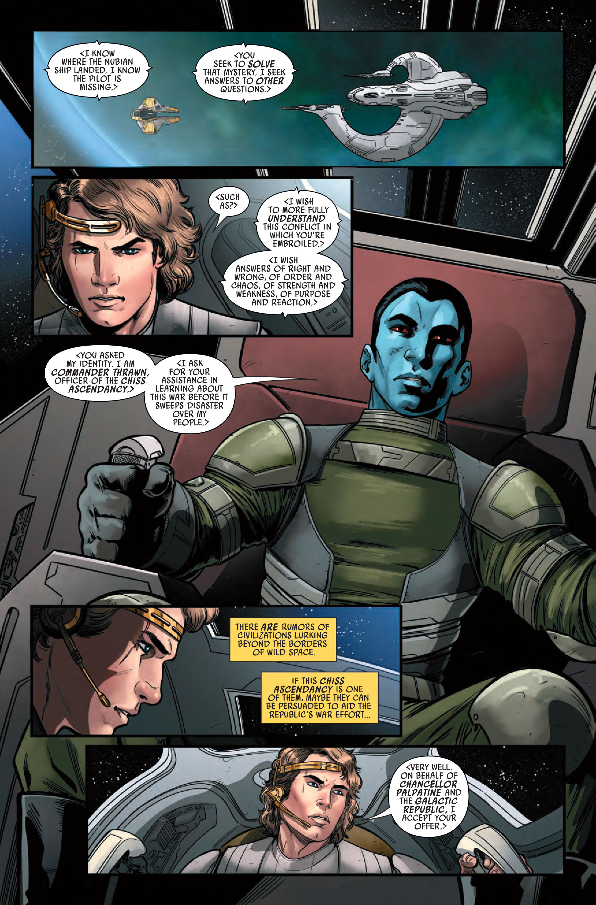 Art de Star Wars : Thrawn Alliances #1