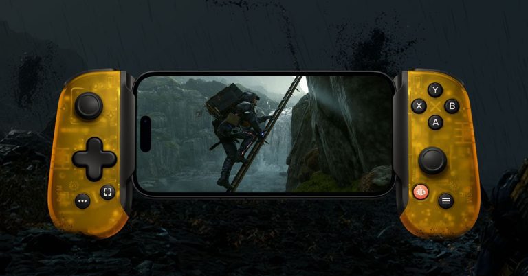 Il y a un nouveau contrôleur de téléphone inspiré de Death Stranding, et il est de couleur pipi
