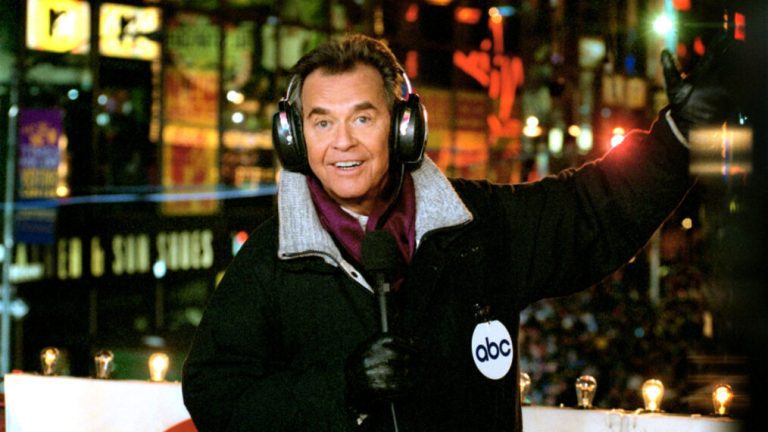 Dick Clark hosting 