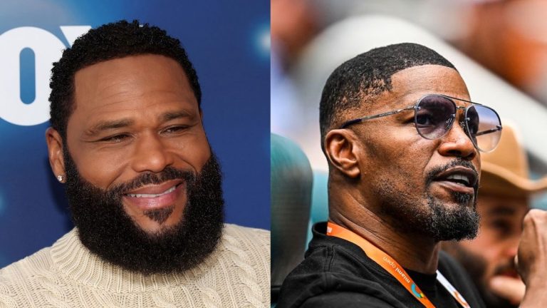 Jamie Foxx and Anthony Anderson side by side 