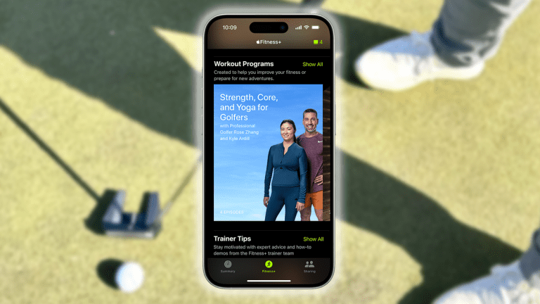 Apple Fitness Plus propose un nouveau programme d’entraînement qui convient parfaitement aux golfeurs