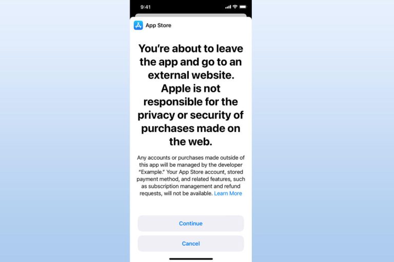 Apple met à jour les directives de l’App Store américain permettant aux développeurs de se connecter à des paiements tiers