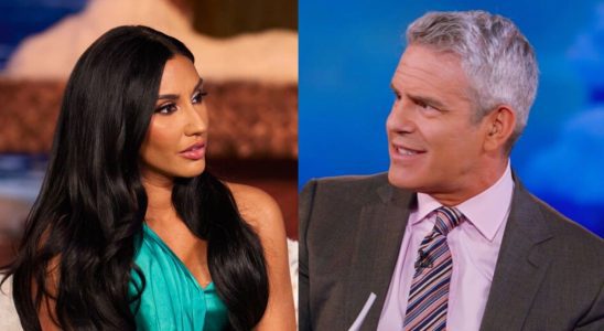 Andy Cohen and Monica Garcia side by side