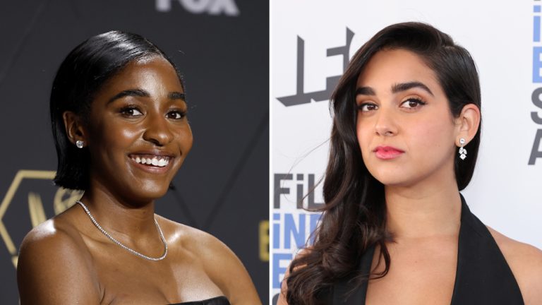 Geraldine Viswanathan and Ayo Edebiri